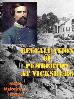 cover image of Reevaluation of Pemberton At Vicksburg